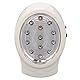 Led Notleuchte, 13 Leds Kaltweiße Wandsteckdose Notleuchte 2 Gänge Energiesparende Wiederaufladbare Stromausfallleuchte AC110-240 V, Für Flure, Flure (Eu-Stecker)