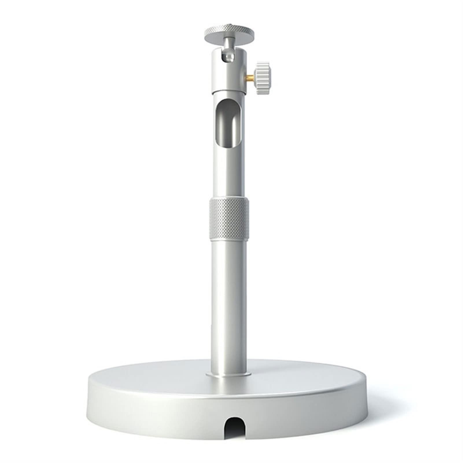 Soportes para proyectores de mesa y cama en color plateado ajustable 7