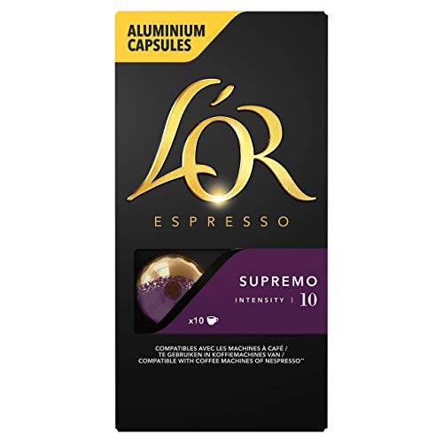 Café Capsules Supremo Intensité 10 Compatibles Nespresso 'or La Boite De 10 Capsules - vue 3