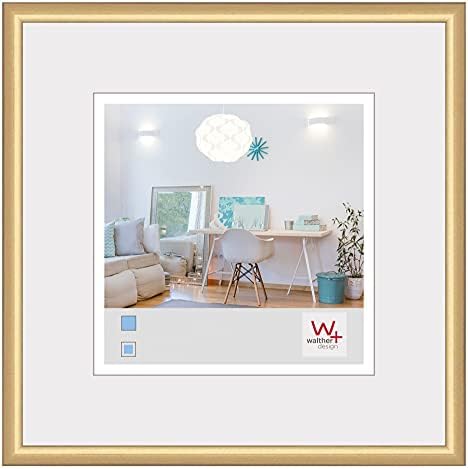 walther design KV824G New Lifestyle Plastikowa ramka na zdjęcia, 18x24 cm, złota