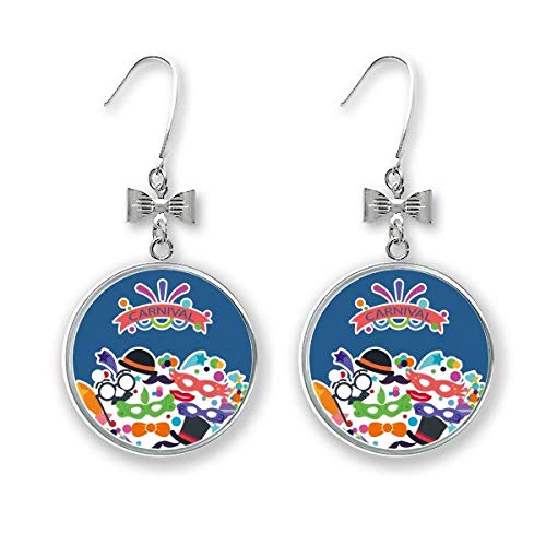 Boucles d'oreilles carnaval de Venise à tige : le cadeau idéal pour elle