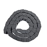 Longitud: 1 metro XBaofu 1pc el Suelo de plástico Cadena carriles de Arrastre por Cable Cadena 10x15mm Impresora Hilo de Recubrimiento del cableado Los conductos Banda Router for 3D CNC máquina de Grabado
