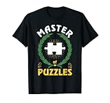 Master Of Puzzles Gameboard Novedad Disfraz Puzzle Amante Camiseta