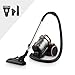 Tower T102004BLGPET RXP10PET Multi-Cyclonic Bagless Cylinder Vacuum Cleaner with Crevice Tool, Floor Brush, Small Brush, Pet Attachment, Automatic Cord Rewinder, 1.5L, 800W, Blush Gold