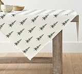 Leicht zu reinigen: Maschinenwäsche und Tischdecke zum Trocknen flach hinlegen. Bleibt nach jeder Wäsche gleich und wie neu. Material: Polyester, kein Schrumpfen, kein Ausbleichen. Importierte, Herkunftsland: China