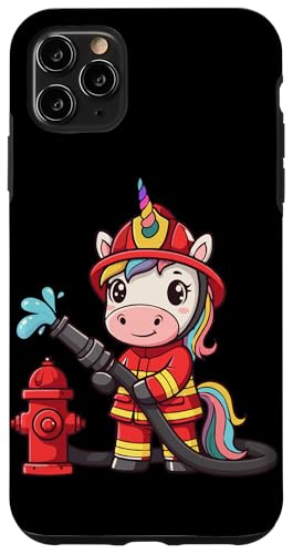 ユニコーン消防士 スマホケース iPhone 11 Pro Max 用