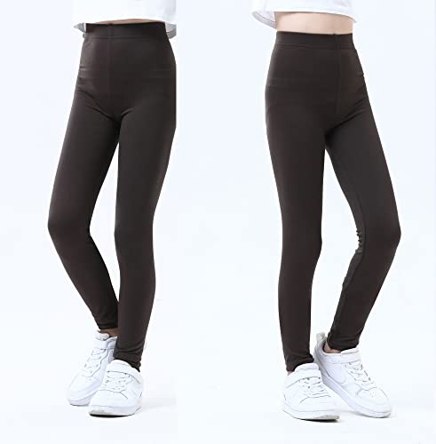 Girls MultiPacks Soft Stretch Leggings Full-Length Pants Basic Wear 4-13 Years2