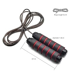 Alternative view of BOOMIBOO Jump Rope, Adjustable Jump Ropes,Skipping Rope Tangle-Free Rapid Speed with Ball Bearings for Women Men Kids,Exercise & Slim Body Jumprope at Home School Gym