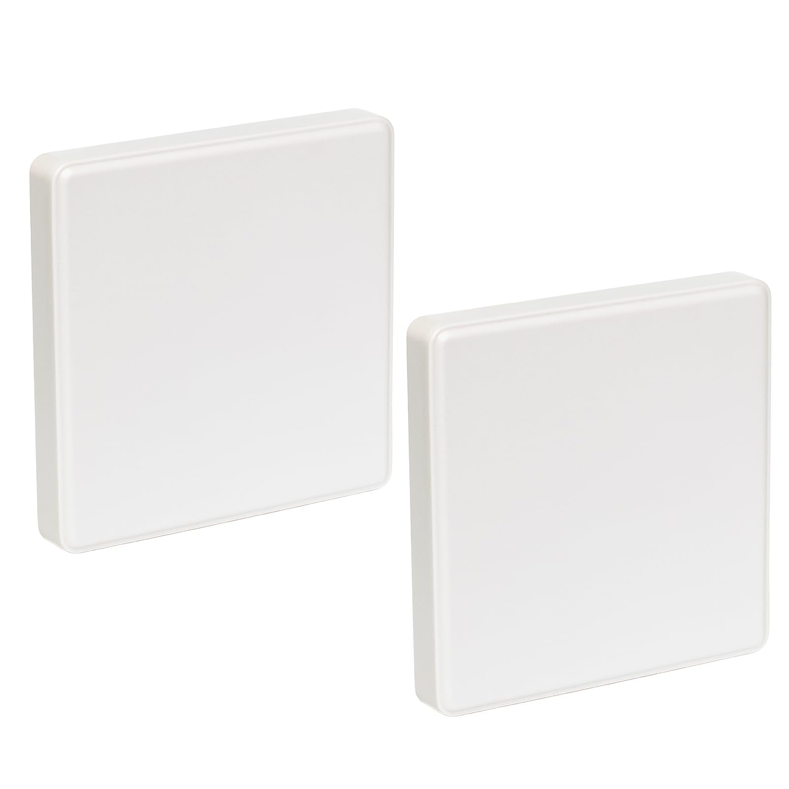 Tapa Ciega Enchufe Cables pared, 2Pcs 86 * 86 mm Tapa para Cuadro Registro Electrico de Contador de Luz, Adecuado para Enchufes o Interruptores no Utilizados, Color Blanco