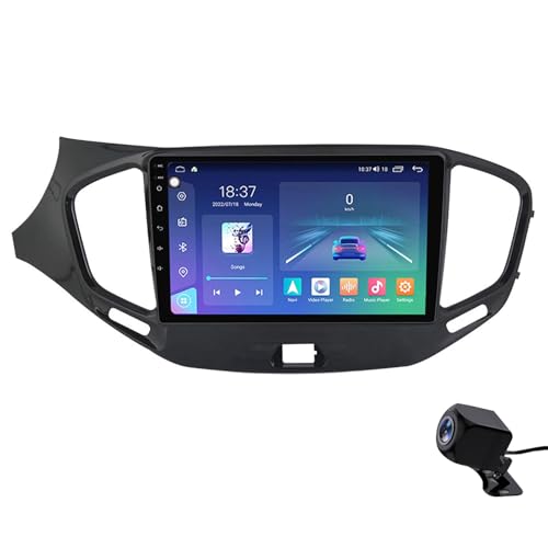 CarPlay para Lada Vesta 2015-2020 con estéreo Android 12 y cámara trasera 2