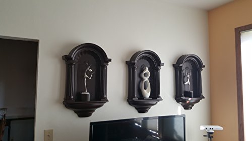 Henta Capri Wall Niche Diy Surface Mount Paintable Abs Plastic (White, 30" L X 19.5" W X 4.75" D) #TOP7