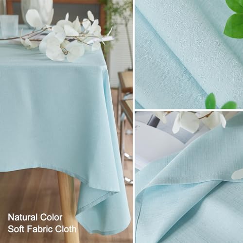 Image of AUSSPVOCT Textured Table Cloth Rectangle 60x120 Inch for Home Kitchen Decor