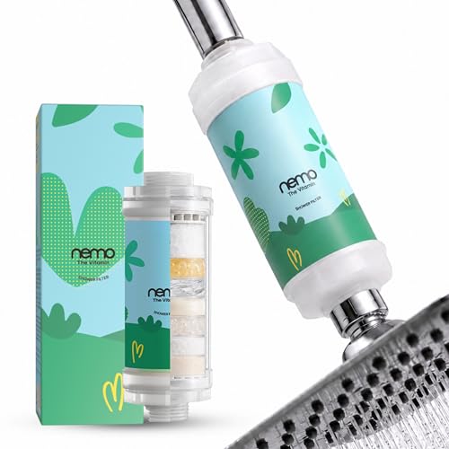 Image of NEMO Vitamin Shower Filter (Shining Garden) | Made in South Korea | Vitamin C + Glycerin Enriched | For Soft Skin & Smooth Hair | Advanced Chlorine & Rust Removal | De-stress with Aromatherapy
