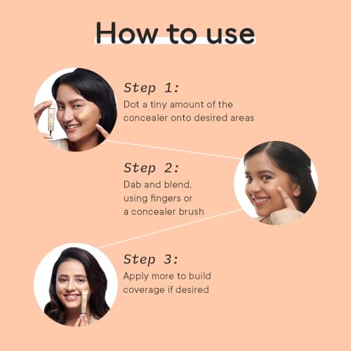 Image of QUENCH BOTANICS Brightening Natural Cream Concealer With Rice Water & Aloe Vera | Conceals Dark Circles & Brightens Under Eyes All Skin| Made In Korea (Deep), 10Ml