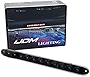 iJDMTOY 15-Inch Truck Trailer Tailgate Red LED ID Light Bar Compatible With Chevrolet Dodge Ford GMC Nissan Toyota etc, Functions as Tail Light, Brake Lamp & Turn Signal Lights, Smoked Lens