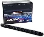 iJDMTOY 15-Inch Truck Trailer Tailgate Red LED ID Light Bar Compatible With Chevrolet Dodge Ford GMC Nissan Toyota etc, Functions as Tail Light, Brake Lamp & Turn Signal Lights, Smoked Lens