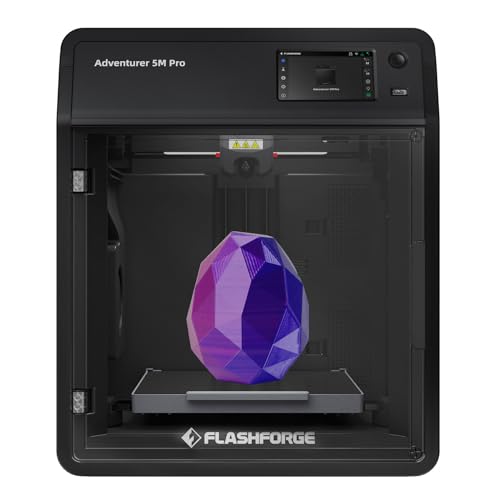 Flashforge Adventurer 5M Pro Imprimante 3D,600mm/s Ultra Haute Vitesse,Nivellement Automatique,Double systÃ¨me de Filtration, Surveillance Ã  Distance, buse Amovible Rapide, arrÃªt Automatique