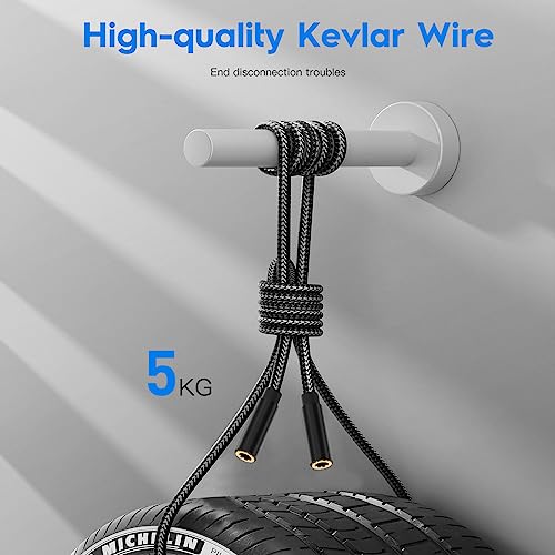 Cuteluding Audio Splitter Aux Splitter Kabel Kopfhörer Doppelstecker,3,5mm Stereo Klinke kopfhörer Adapter Kabel,Klinke Splitter kompatibel mit Kopfhörer,Tablet,PC,Tablet,Autoradio, Lautsprecher