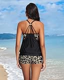 Best Two-Piece Bathing Suits for Modest Women over 50: Your Complete Guide to Confident Swimwear 3 Holipick Black Leopard Blouson Tankini Swimsuits for Women - Two Piece Tummy Control Bathing Suit with Shorts Modest Swimwear L