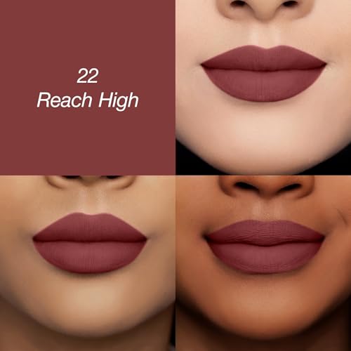 Image of Colors Queen Luscious Lips - Non Transfer Creamy Matte Lipstick | Highly Pigmented with Smooth Application | Long Lasting Lipstick Waterproof | Smudge Proof Lipstick for Women (22 - Rich High - 3.5g)