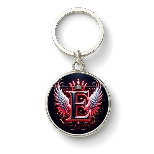Image of magical gifts MG | Premium Alphabet & Initial Metal Keychain for Bags & Keys | Double-Sided | Personalized Initial Charm Keyring | Heavy-Duty Metal | Perfect for Gifting & Daily Use