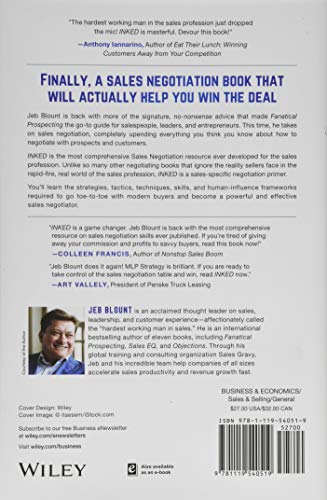 Inked: The Ultimate Guide to Powerful Closing and Sales Negotiation Tactics That Unlock Yes and Seal