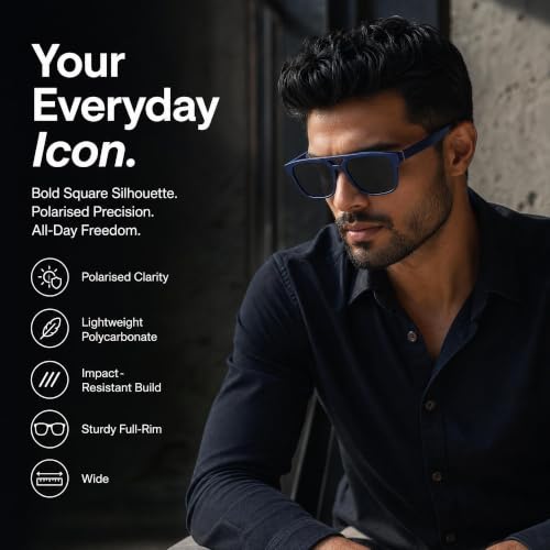 VINCENT CHASE EYEWEAR Vincent Chase By Frame Matte Blue / Lens Grey - Image 4