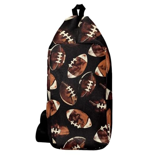 Sac à dos à bandoulière pour ne plus s'encombrer avec style motif football américain