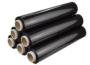 V1 Trade V1 Stretchfolie Schwarz 6 Rollen