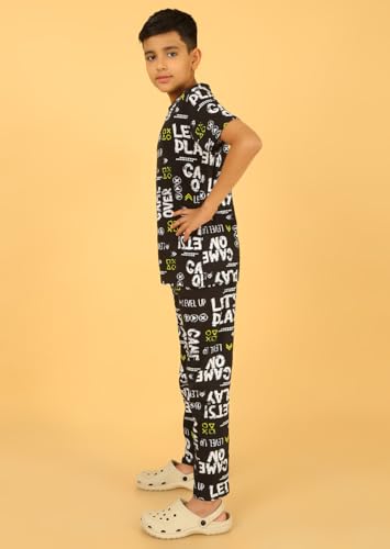 Image of Ninos Dreams Boys Cotton Coord Set /Boys Night Suit /Boys Loungewear /Boys Night Dress