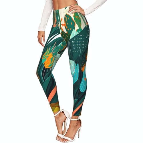 Leggings de cactus para mujer ideales para yoga y paseos urbanos