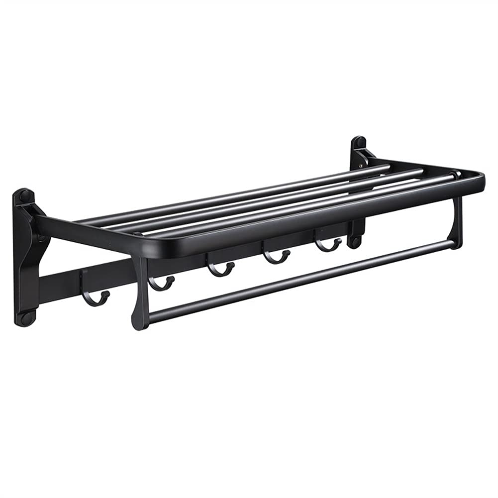 Porte-serviette pliable en aluminium pour un rangement mural optimisé