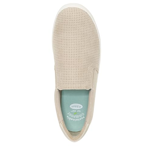 Image of Dr. Scholl's Shoes Women's Madison Slip On Fashion Sneaker, Oyster Microfiber, 8