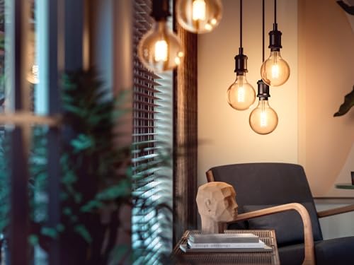 Ampoule LED connectée Philips Hue ronde IP20 E27 550lm chaud - vue 6