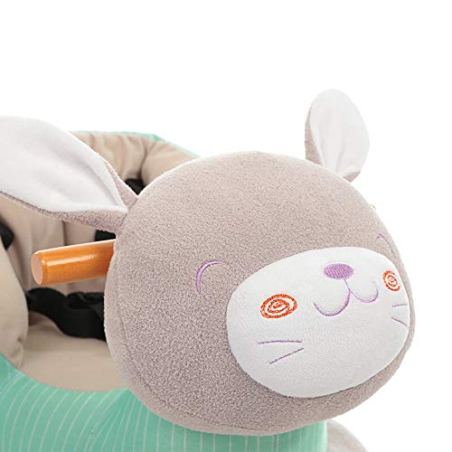 KIKIRon-Toys Schaukeltier Kinderschaukelpferd-Baby-Trojan Schaukelstuhl Standing Aufsitz-Pferd-Spielzeug mit 28 Musik… – Bild 4