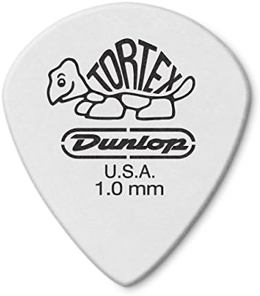 Jim Dunlop 478P 0.88mm Tortex Jazz III Guitar Pick - White (Pack of 12)