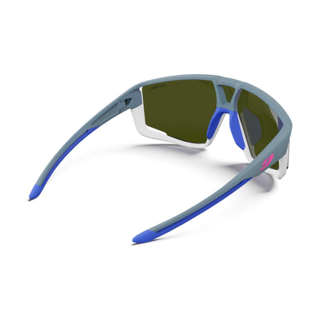 Julbo Sunglasses - DRIVE - Men - Translucent Grey/Brown/Dark Blue - Polarized Category 3, Dark Grey / Light Grey / Blue Category 3 - Image 4