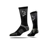 Strideline Beastmode Premium Athletic Ankle Socks, One Size, Black