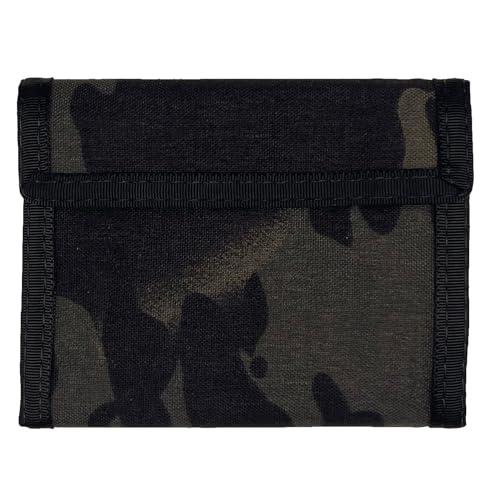Image of Nylon Billfold Wallet with Zippered Coin Pocket (MultiCam Black Camo)