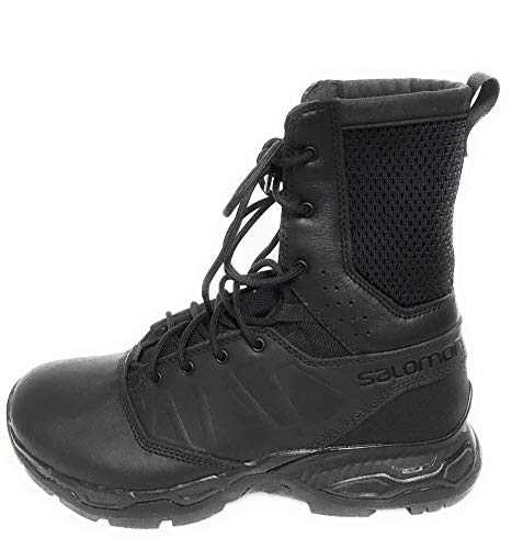 Salomon Men's Urban Jungle Ultra Forces Boots, Black/Black/Black, 12