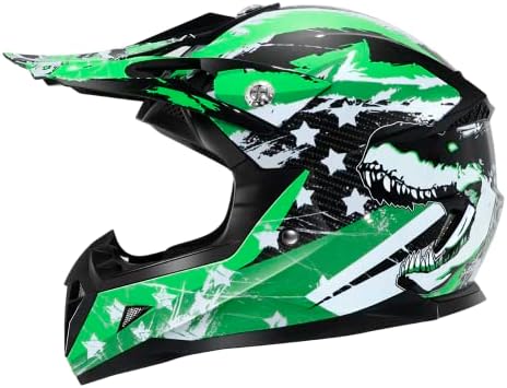 Motocross Youth Kids Helmet DOT Approved - YEMA Helmet YM-211 Motorbike Moped Motorcycle Off Road Helmet for Boys Girls, Small