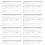 Lineal 15cm, 20 Stück Transparente Lineale Für Grundschule, Büro Und Zuhause, Lineal Set Für...