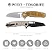 Petrified fish PFE17 Trilobite Folding Knife,3.03
