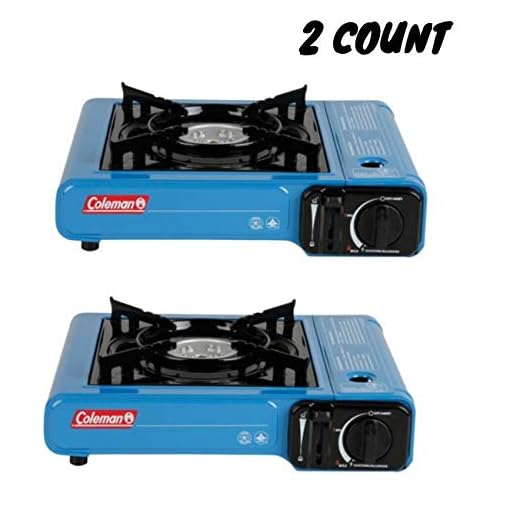Coleman 1-Burner Tabletop Butane Camp Stove / 2- Pack