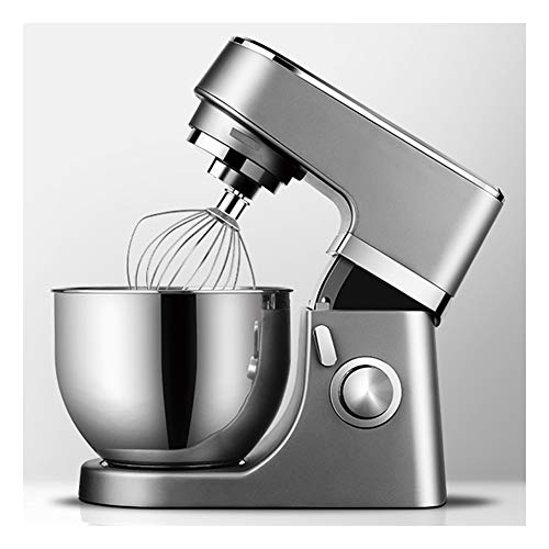 Küchenmaschine Rührmaschinen 1200 W mit 4.5L Edelstahlschüssel Elektrischer Mixer mit Beater Knethaken Schneebesen Spritzschutz, 8