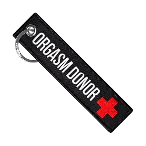 MotoLoot Keychain for Motorcycles, Scooters, Cars and Gifts (Orgasm Donor) Cover