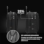 Briggs & Riley Domestic 22" Carry On Expandable Spinner - Luggage for Travel, Suitcases with Wheels, Softside Rolling Bag for Men & Women - ZDX Collection, Black - Image 3