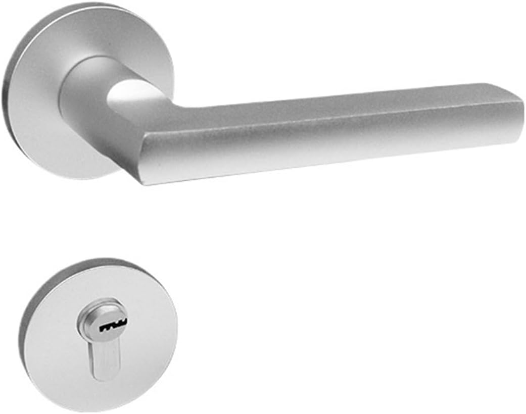 Indoor Silent Space Aluminum Split Lock Bedroom Wooden Door Modern Simple Bearing Door Lock Door Handle