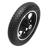 12 1/2 x 2 1/4 12.5 x 2.25 (62-203) Wheelchair Tire Wheel Assembly – 12 Inch Wheel Tire, 17mm Axle Hole – Replacement for Electric Scooter, Wheelchair, Transport Chair, Mobility Devices