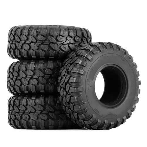 Pneus caoutchouc RC 118mm anti patinage pour crawler TRX4
